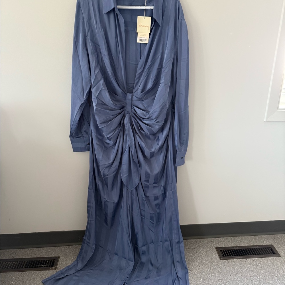 Choosy Slate Blue Dress